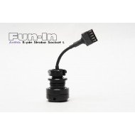 5-pin Strobe Socket (bulkhead) for Nexus Housing L 5-pin Strobe Socket (bulkhead) for Nexus Housing L