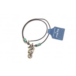 Big Blue Pendant - Antique Brass Polo Contemporary Sea Horse Big Blue Pendant - Antique Brass Polo Contemporary Sea Horse