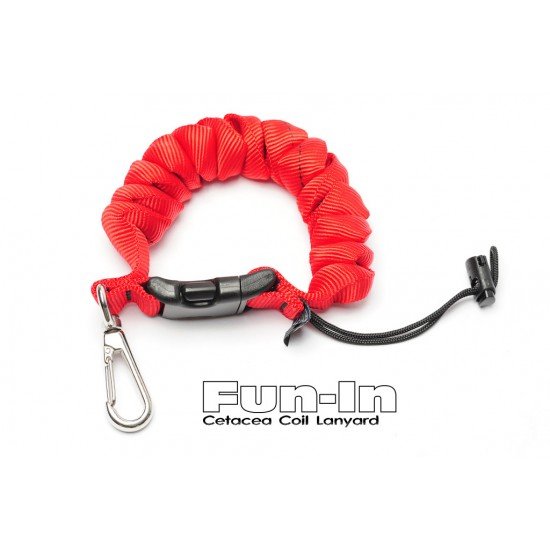 Cetacea Coil Lanyard (Red)