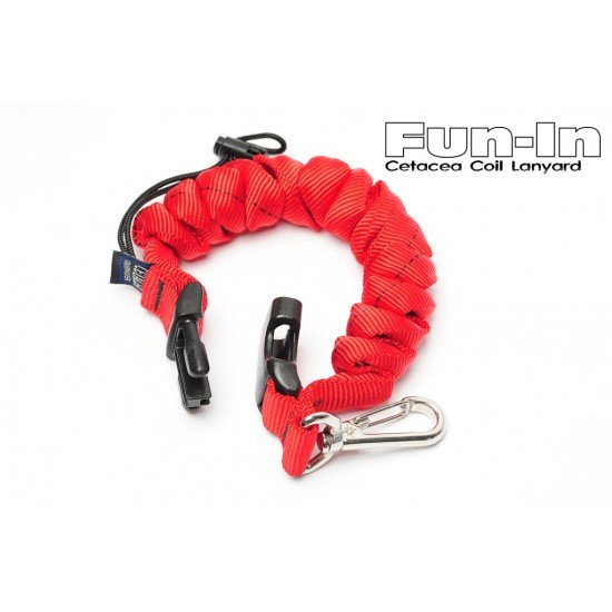 Cetacea Coil Lanyard (Red)