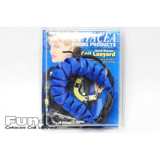 Cetacea Coil Lanyard (Blue)