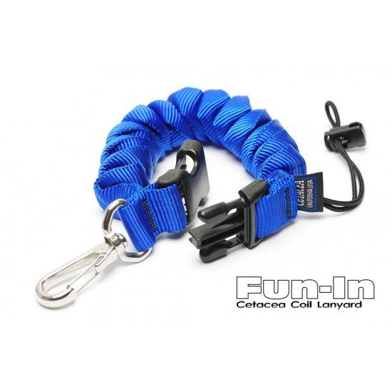 Cetacea Coil Lanyard (Blue)