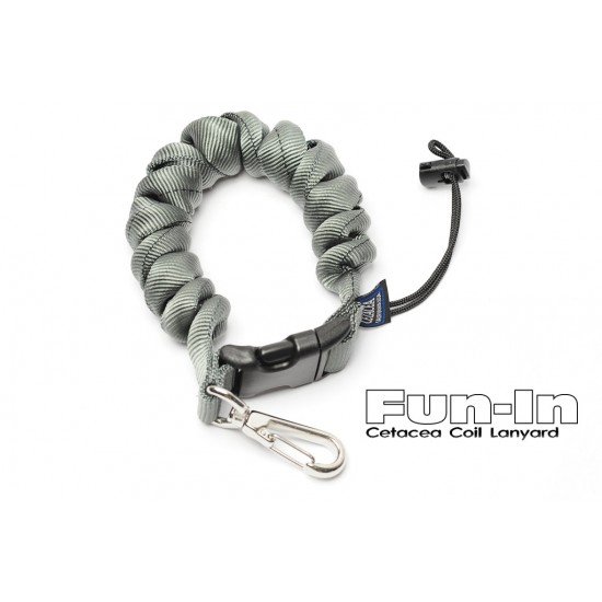 Cetacea Coil Lanyard (Gray Green)