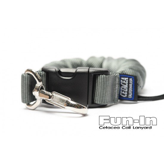 Cetacea Coil Lanyard (Gray Green)