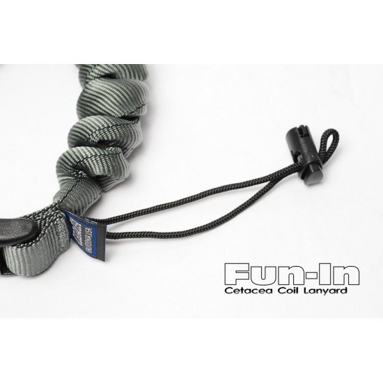 Cetacea Coil Lanyard (Gray Green)