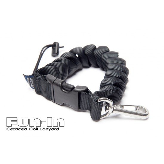 Cetacea Coil Lanyard (Black)