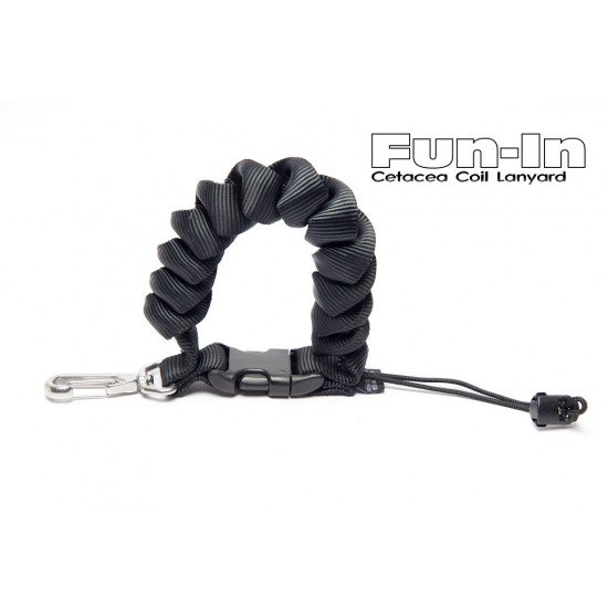 Cetacea Coil Lanyard (Black)