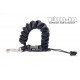 Cetacea Coil Lanyard (Black)