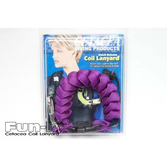 Cetacea Coil Lanyard (Purple)