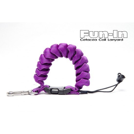 Cetacea Coil Lanyard (Purple)