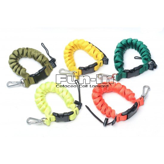 Cetacea Coil Lanyard (Yellow)