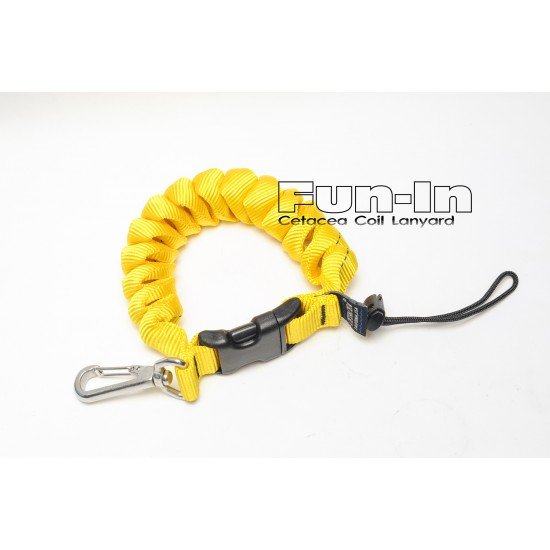 Cetacea Coil Lanyard (Yellow)