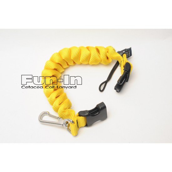 Cetacea Coil Lanyard (Yellow)