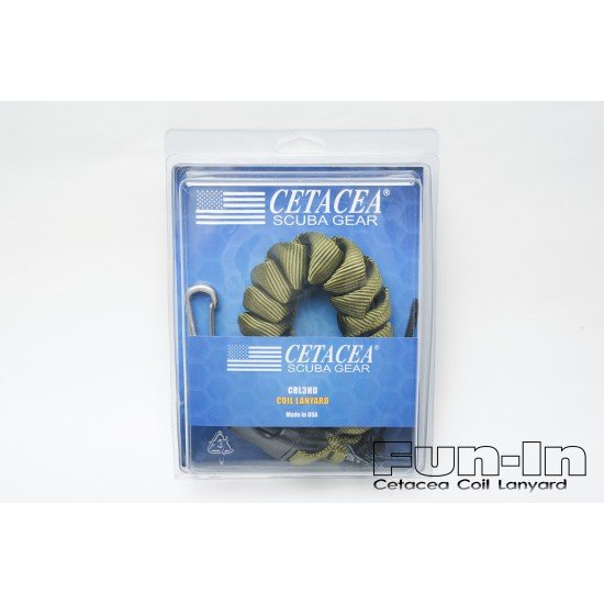 Cetacea Coil Lanyard (Olive Drab)