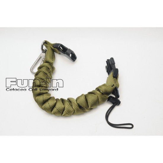 Cetacea Coil Lanyard (Olive Drab)