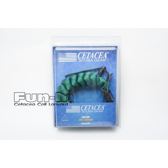 Cetacea Coil Lanyard (Emerald Green)