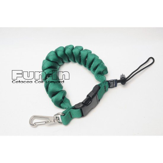 Cetacea Coil Lanyard (Emerald Green)