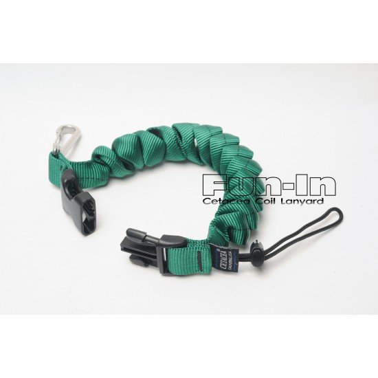 Cetacea Coil Lanyard (Emerald Green)