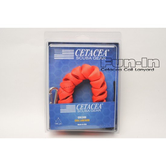 Cetacea Coil Lanyard (Orange)