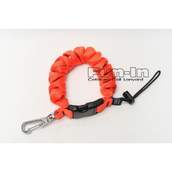 Cetacea Coil Lanyard (Orange)