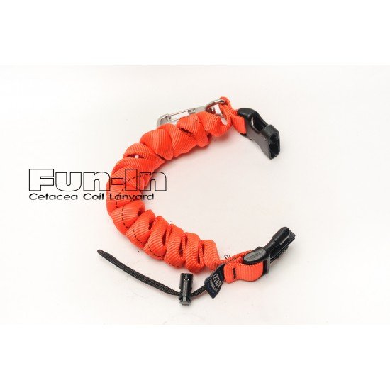 Cetacea Coil Lanyard (Orange)