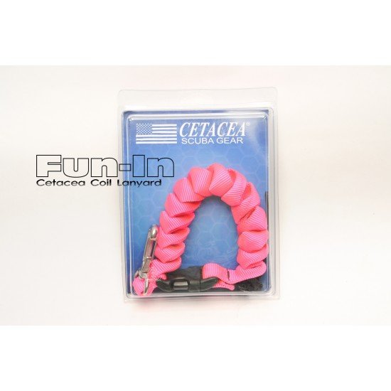 Cetacea Coil Lanyard (Pink)