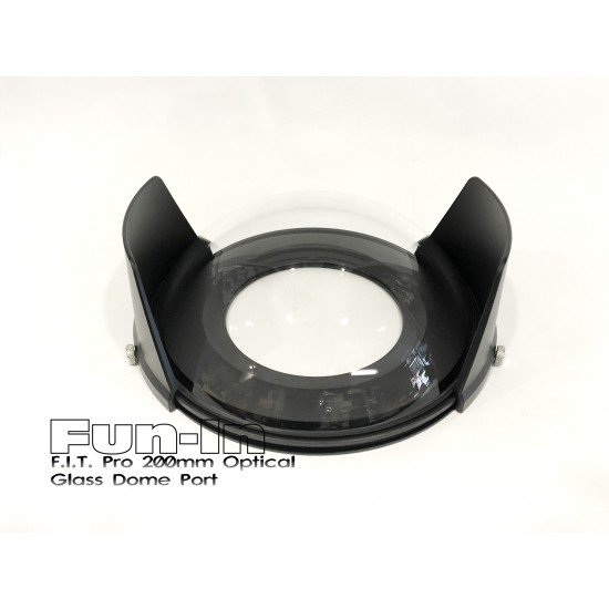 F.I.T. 200mm Optical Glass Dome Port for Nauticam/Sea&Sea/Subal DSLR Housing