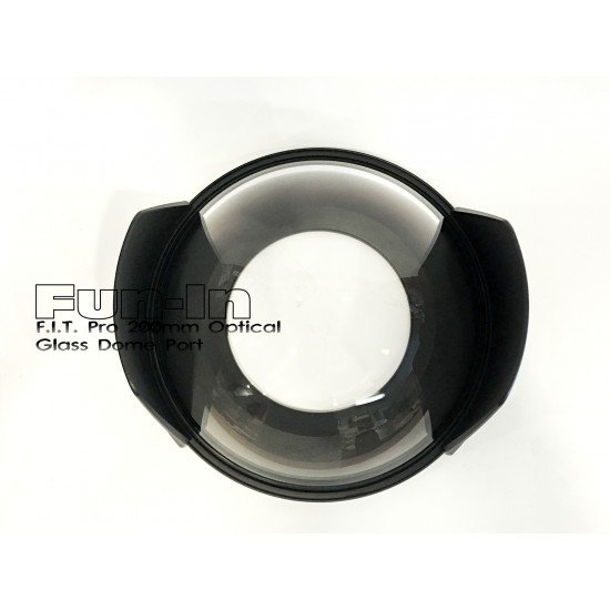 F.I.T. 200mm Optical Glass Dome Port for Nauticam/Sea&Sea/Subal DSLR Housing