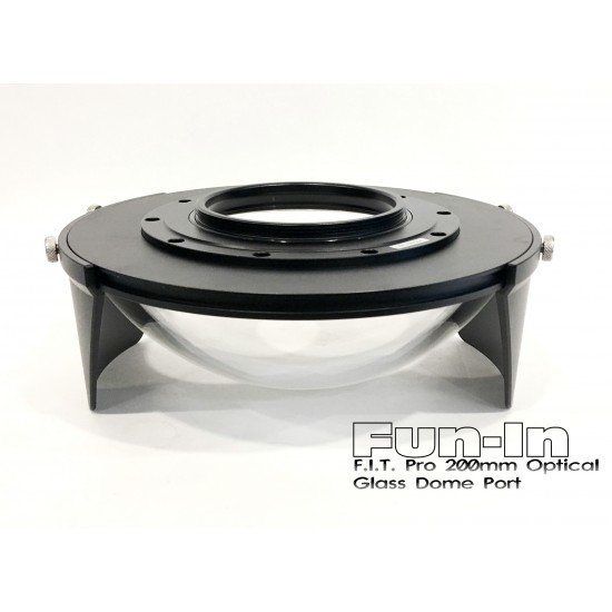 F.I.T. 200mm Optical Glass Dome Port for Nauticam/Sea&Sea/Subal DSLR Housing