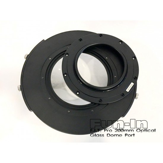 F.I.T. 200mm Optical Glass Dome Port for Nauticam/Sea&Sea/Subal DSLR Housing