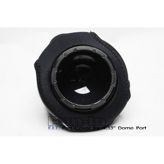 F.I.T. Port Cover for 4.33'' Dome Port and INON Dome Lens Unit II for UWL-H100