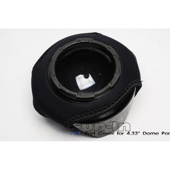 F.I.T. Port Cover for 4.33'' Dome Port and INON Dome Lens Unit II for UWL-H100