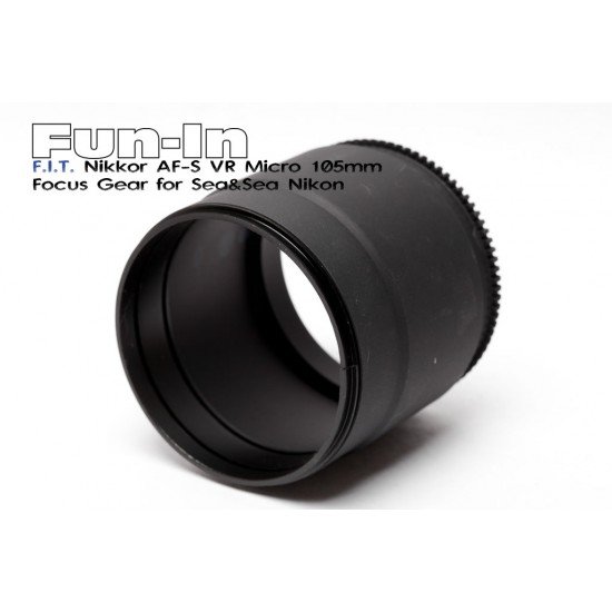 F.I.T. Nikkor AF-S VR Micro 105mm Focus Gear for Sea&Sea Nikon