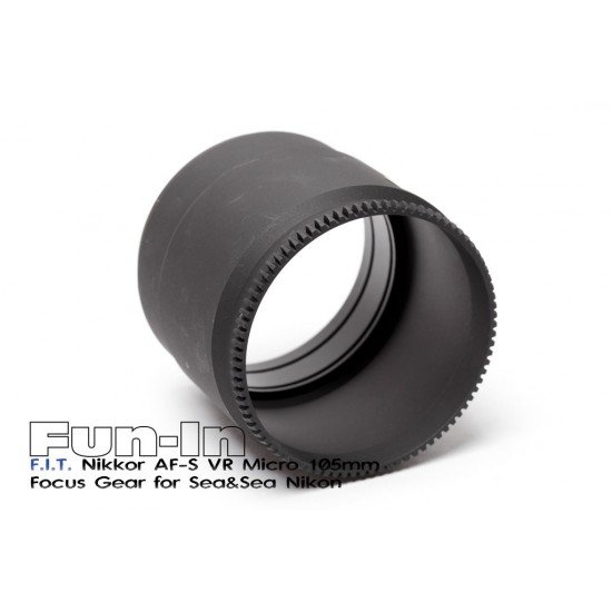F.I.T. Nikkor AF-S VR Micro 105mm Focus Gear for Sea&Sea Nikon