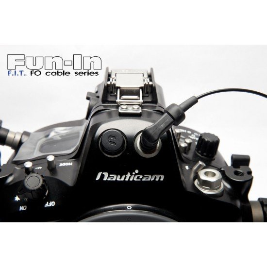 F.I.T. FO Cable Set for INON Strobe Type4 and Nauticam DSLR Housing (08)