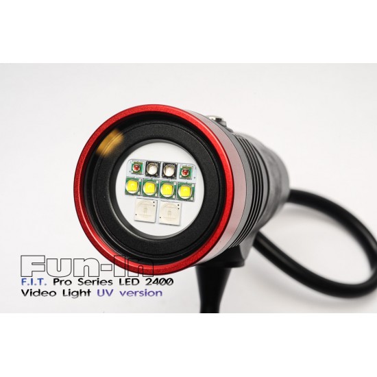 F.I.T. LED 2400UV Video Light 10W UV Version 