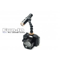 F.I.T. LED650W with Hotshoe Flex Arm Set (Wide) F.I.T. LED650W with Hotshoe Flex Arm Set (Wide)