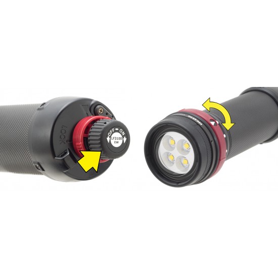 INON LF3100-EW LED flashlight (Discontinued)