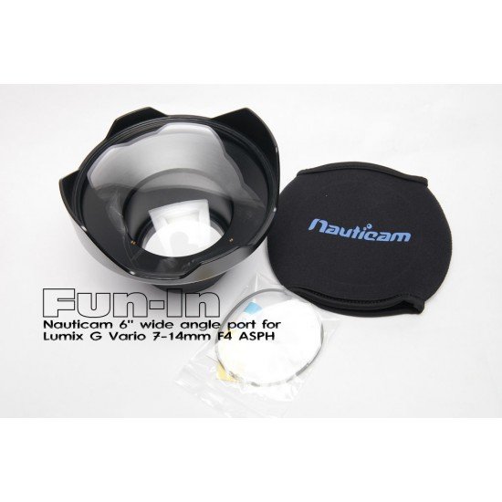 Nauticam N85 6'' wide angle port for Lumix G Vario 7-14mm F4 ASPH