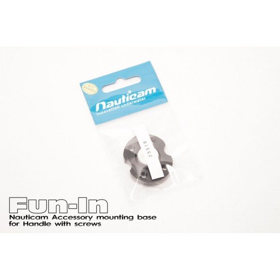 Nauticam Accessory mounting base for Handle with screws