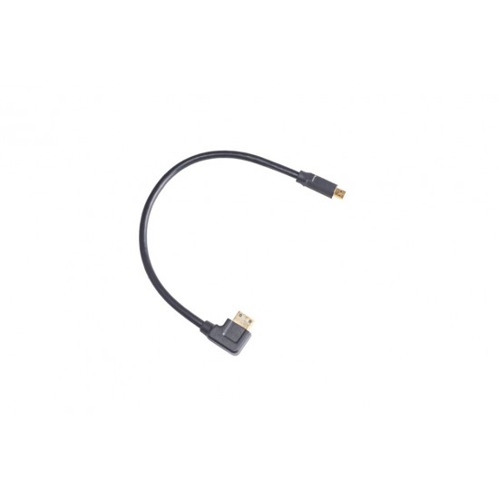 Nauticam HDMI (D-C) cable in 240mm length (to use with 25031, for connection from HDMI bulkhead to camera)