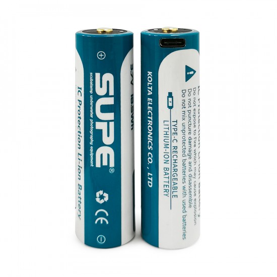 SUPE 21700 Spare Battery 3.7V 18.5Whr 5000mAh (support USB-C charging and battery level display)