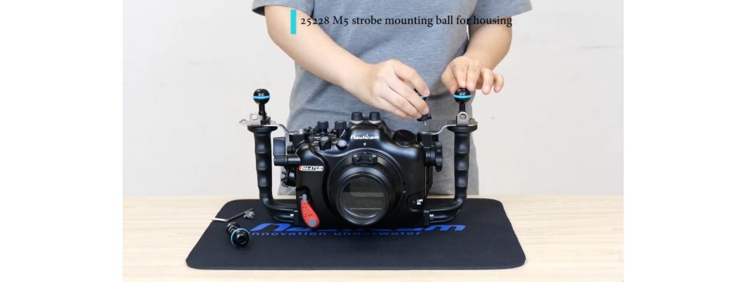 Nauticam Mounting ball stem video