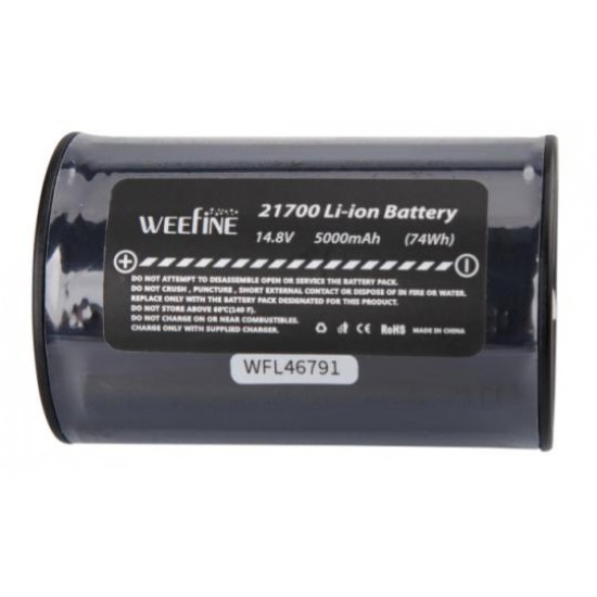 Weefine WF080 14.8V 5000mAh 74Whr Spare Battery for Smart Focus 10000