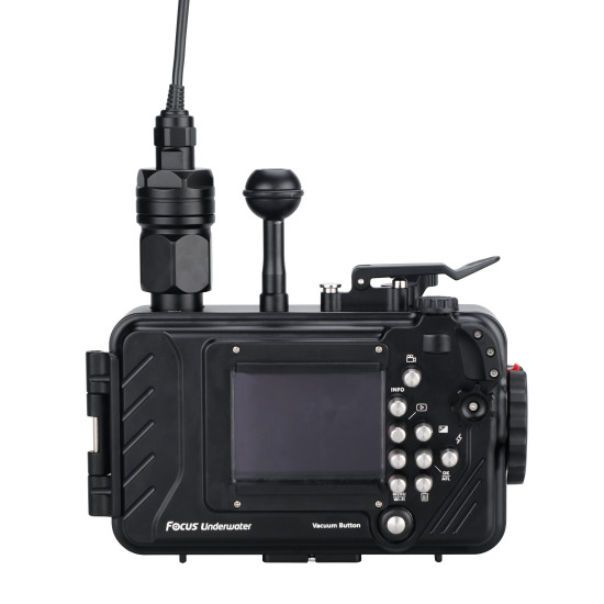 Weefine WFHTG6 Pro Housing for Olympus TG-5/TG-6 (Built-in vacuum system)