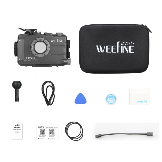 Weefine WFH-TG PRO2 Action Camera Dive Housing