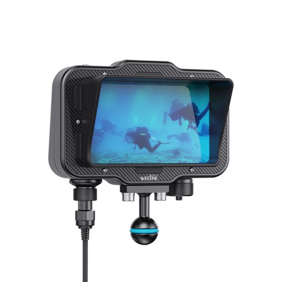 Weefine WED-5 Underwater Monitor (5 inch monitor included, HDMI support)