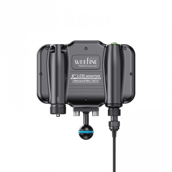 Weefine WED-5 Underwater Monitor (5 inch monitor included, HDMI support)