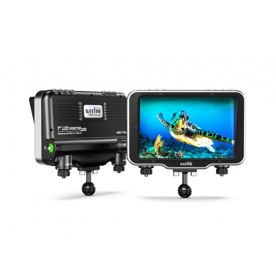 Weefine WED-7 Pro Underwater Monitor (7 inch monitor included, HDMI support)