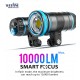 Weefine Smart Focus 10000 Lumens Video Light with Flash Mode (Ra80)